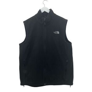 The North Face Front Range Fleece Vest - Men's L Full Zip Pockets Black Logo